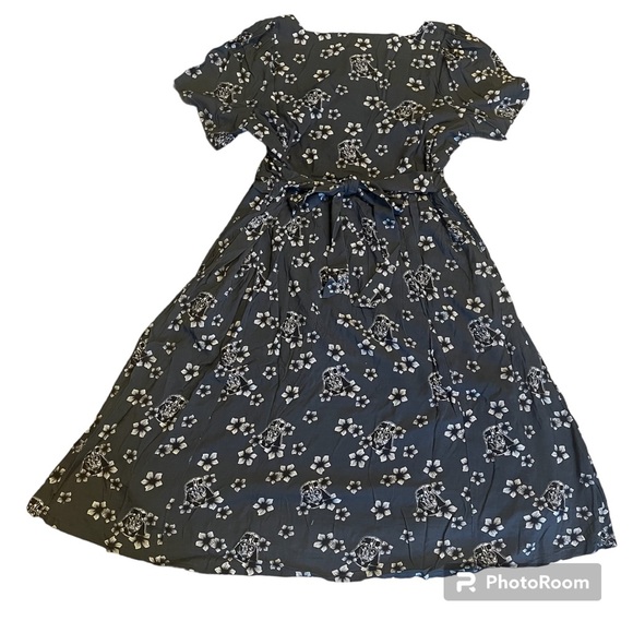 Star Wars Darth Vader Floral Allover Print Button-Up Midi Dress - Picture 4 of 10